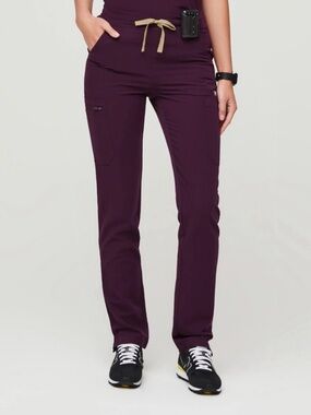 FIGS High Waisted Yola Skinny Scrub Pants | Size Large